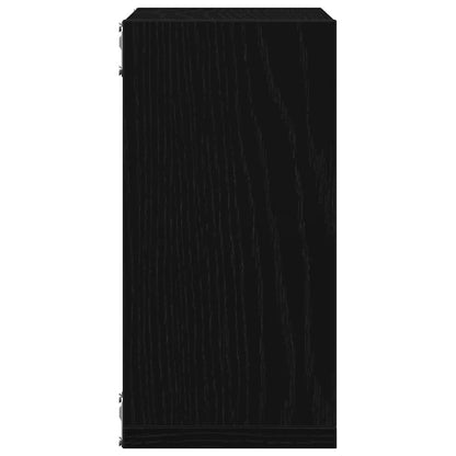vidaXL Würfel-Wandregale 6 Stk. Schwarz Eichen-Optik 30x15x30 cm