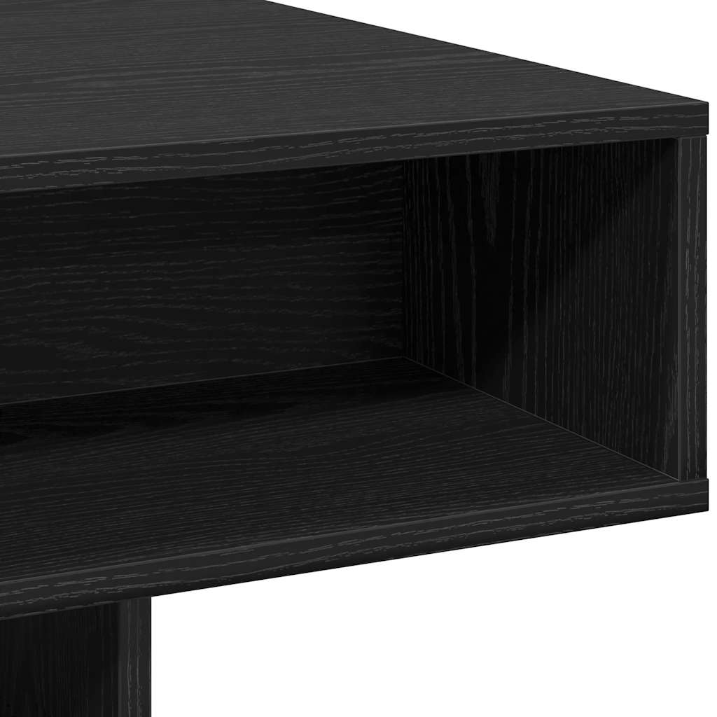 vidaXL Couchtisch Schwarz Eichen-Optik 105x55x32 cm Holzwerkstoff