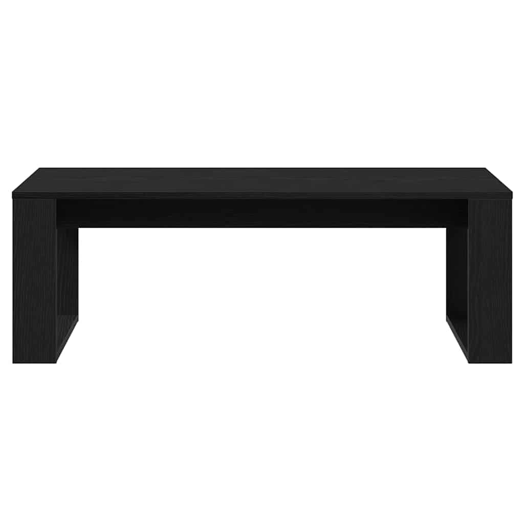 vidaXL Couchtisch Schwarz Eichen-Optik 102 x 50 x 35 cm Holzwerkstoff