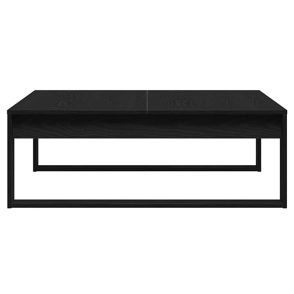vidaXL Couchtisch Schwarz Eichen-Optik 100 x 100 x 35 cm Holzwerkstoff
