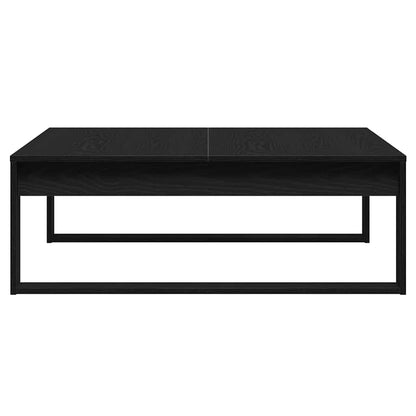 vidaXL Couchtisch Schwarz Eichen-Optik 100 x 100 x 35 cm Holzwerkstoff