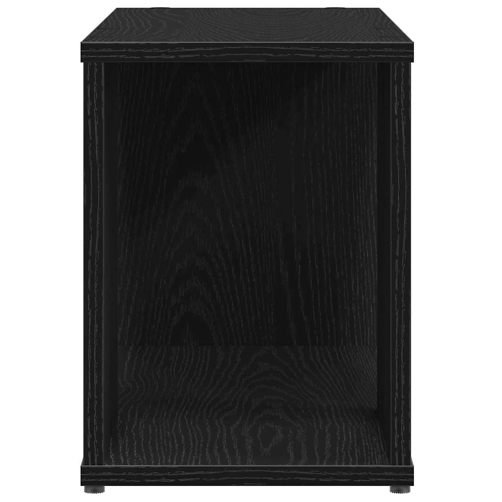 vidaXL TV-Schrank Schwarz Eichen-Optik 60x24x32 cm Holzwerkstoff