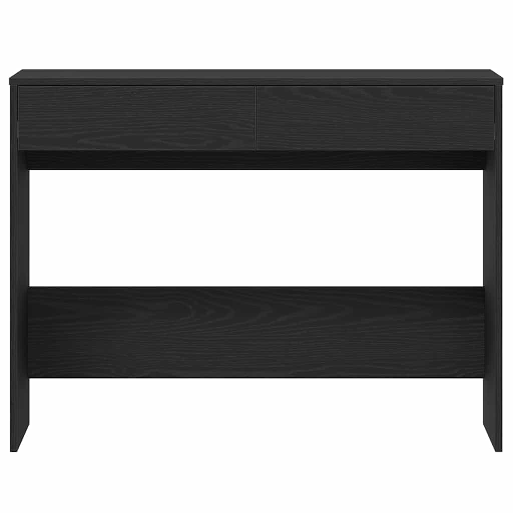 vidaXL Schreibtisch Schwarz Eichen-Optik 101x50x76,5 cm Holzwerkstoff