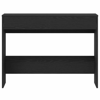 vidaXL Schreibtisch Schwarz Eichen-Optik 101x50x76,5 cm Holzwerkstoff