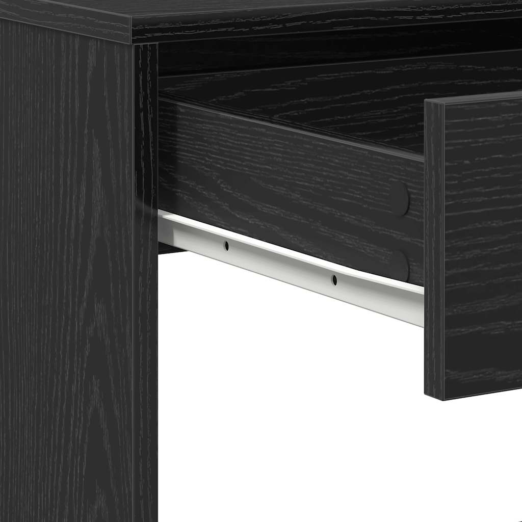 vidaXL Schreibtisch Schwarz Eichen-Optik 101x50x76,5 cm Holzwerkstoff