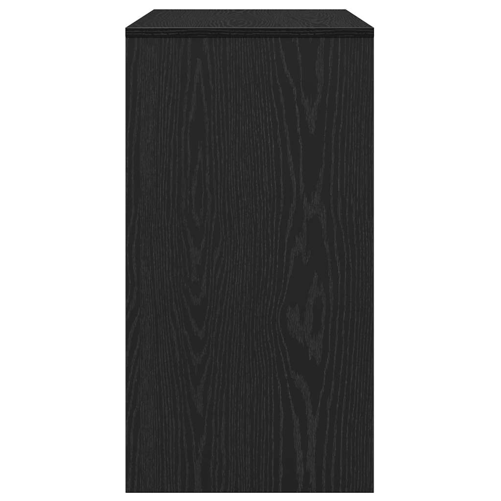 vidaXL Konsolentisch Schwarz Eichen-Optik 89x41x76,5 cm Holzwerkstoff
