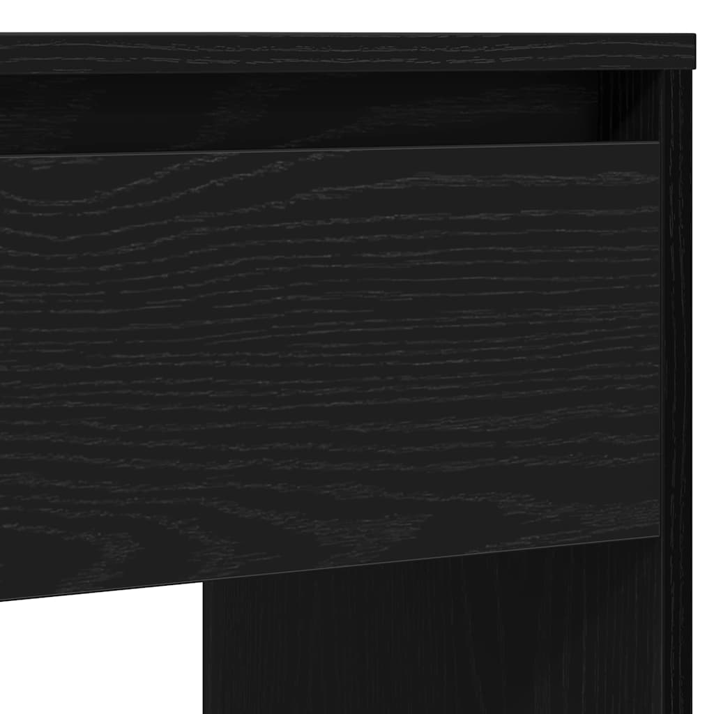 vidaXL Konsolentisch Schwarz Eichen-Optik 89x41x76,5 cm Holzwerkstoff