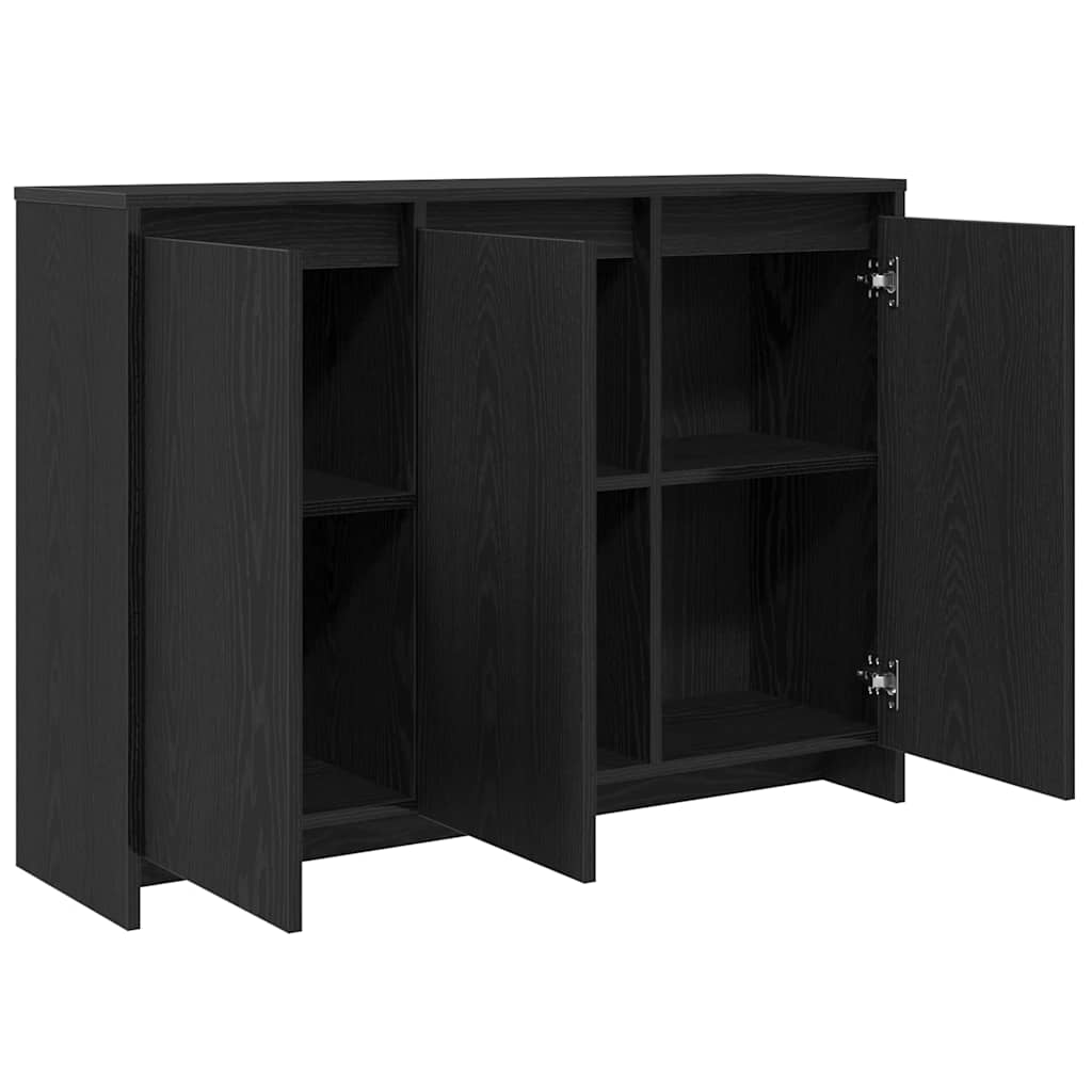Sideboard Schwarz 102 x 29,5 x 75 cm Holzwerkstoff