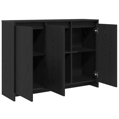 Sideboard Schwarz 102 x 29,5 x 75 cm Holzwerkstoff