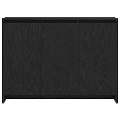 Sideboard Schwarz 102 x 29,5 x 75 cm Holzwerkstoff