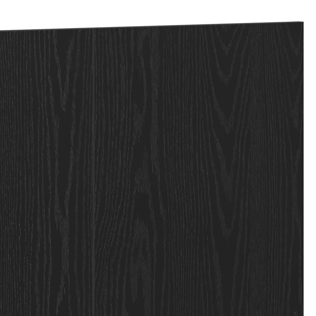 vidaXL Bettkopfteil Schwarz Eichen-Optik 160 x 1,5 x 80,5 cm