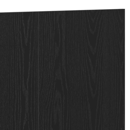 vidaXL Bettkopfteil Schwarz Eichen-Optik 160 x 1,5 x 80,5 cm