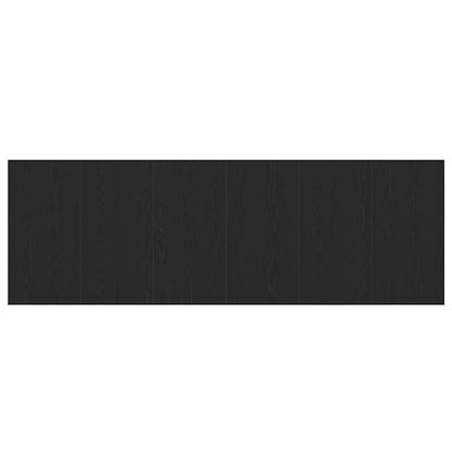 vidaXL Bettkopfteil Schwarz Eichen-Optik 160 x 1,5 x 80,5 cm