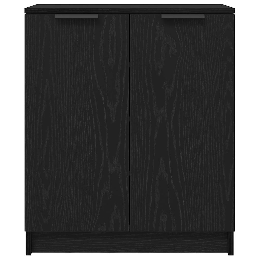 vidaXL Schuhschrank Schwarz Eichen-Optik 59 x 35 x 70 cm Holzwerkstoff