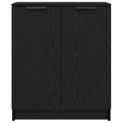 vidaXL Schuhschrank Schwarz Eichen-Optik 59 x 35 x 70 cm Holzwerkstoff