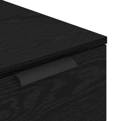 vidaXL Büroschrank Schwarz Eichen-Optik 33 x 50 x 75 cm Holzwerkstoff