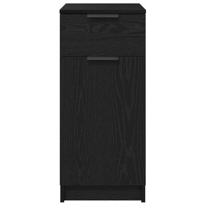 vidaXL Büroschrank Schwarz Eichen-Optik 33 x 50 x 75 cm Holzwerkstoff