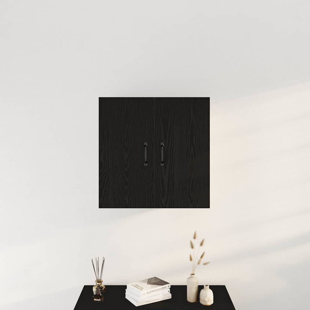 vidaXL Wandschrank Schwarze Eiche 60 x 31 x 60 cm Holzwerkstoff