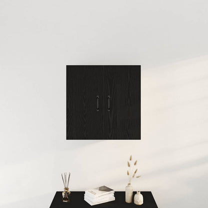 vidaXL Wandschrank Schwarze Eiche 60 x 31 x 60 cm Holzwerkstoff