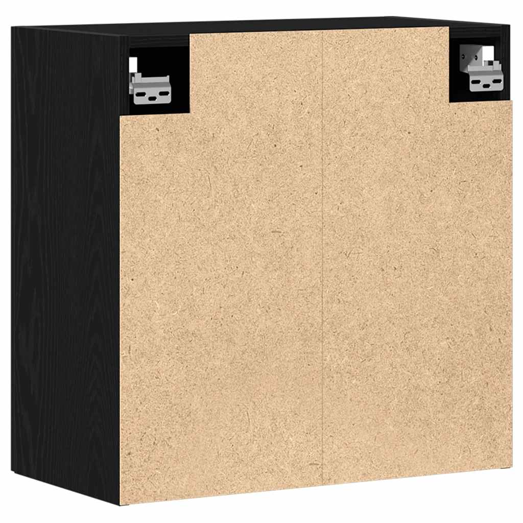 vidaXL Wandschrank Schwarze Eiche 60 x 31 x 60 cm Holzwerkstoff