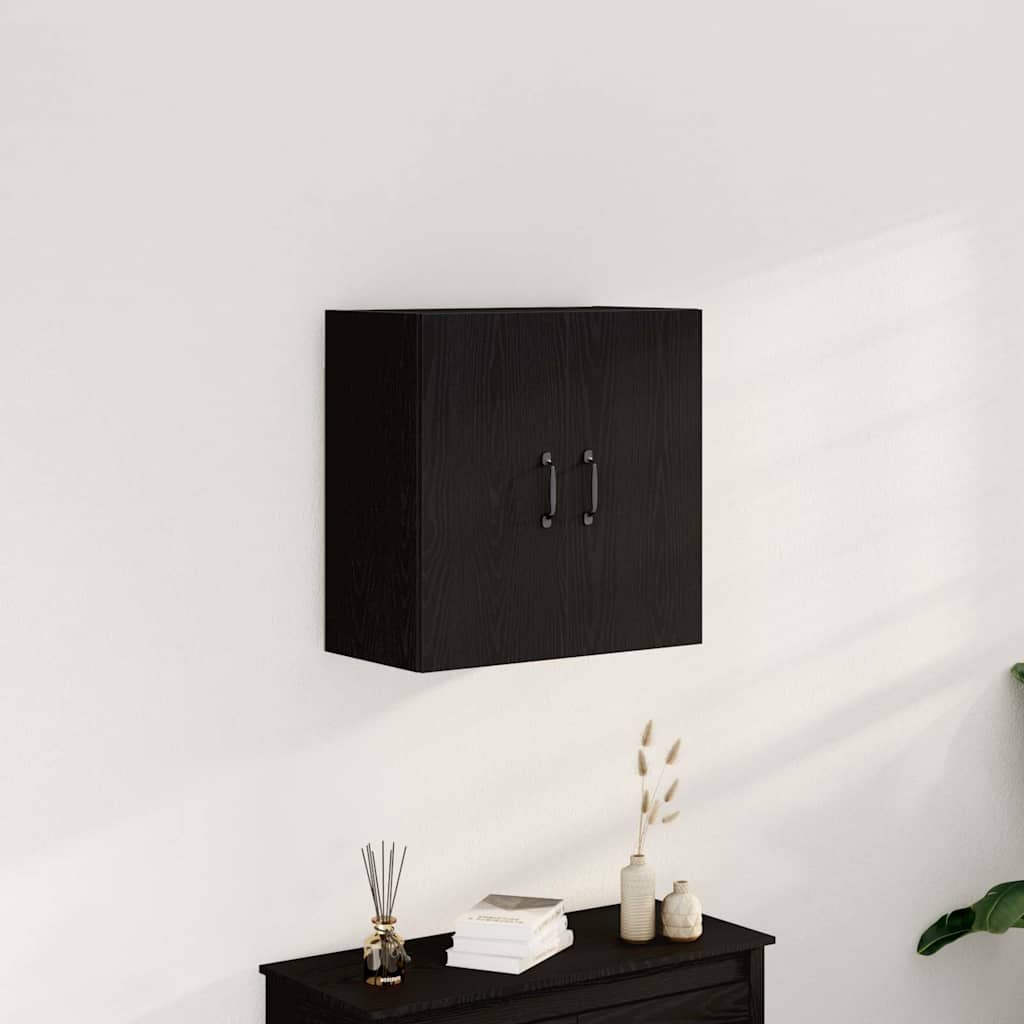 vidaXL Wandschrank Schwarze Eiche 60 x 31 x 60 cm Holzwerkstoff