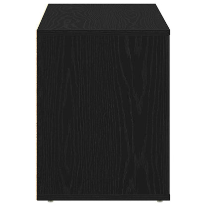 Schuhbank Schwarze Eiche 100 x 35 x 45 cm Holzwerkstoff