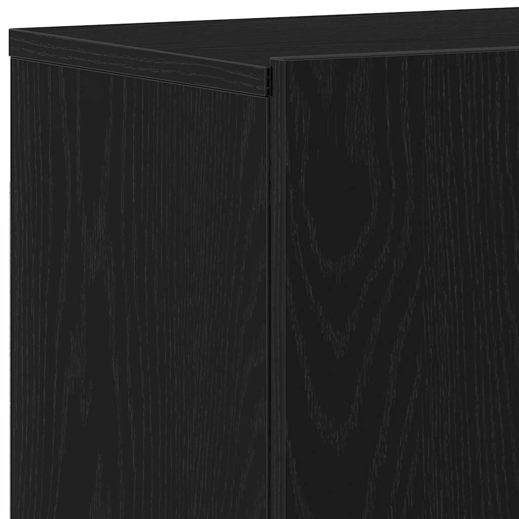 vidaXL TV-Schrank Schwarze Eiche 60 x 30 x 41 cm Holzwerkstoff