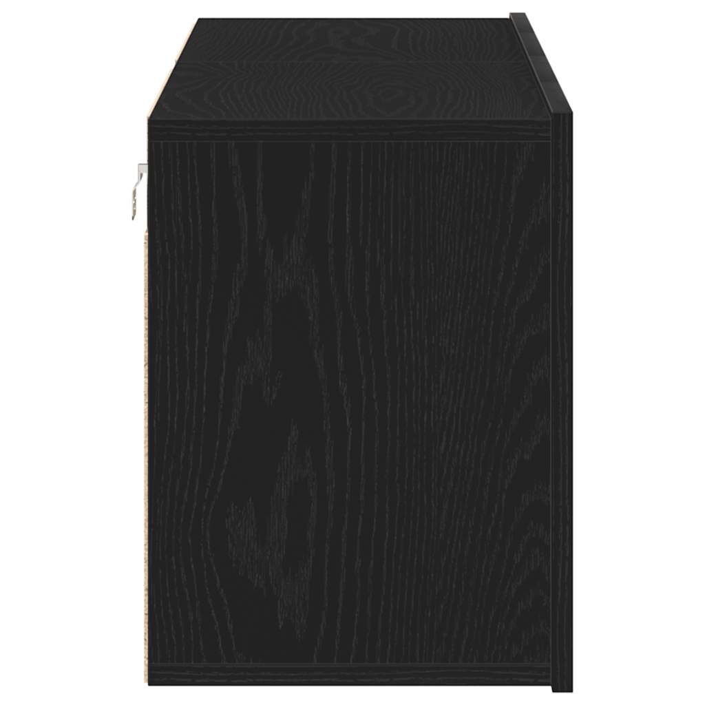 vidaXL TV-Schränke 2 Stk. Schwarze Eiche 120 x 30 x 41 cm Holzwerkstoff
