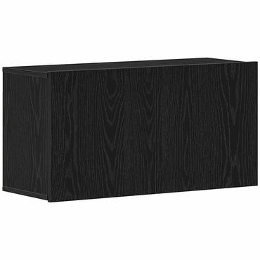 vidaXL TV-Schrank Schwarze Eiche 80 x 30 x 41 cm Holzwerkstoff