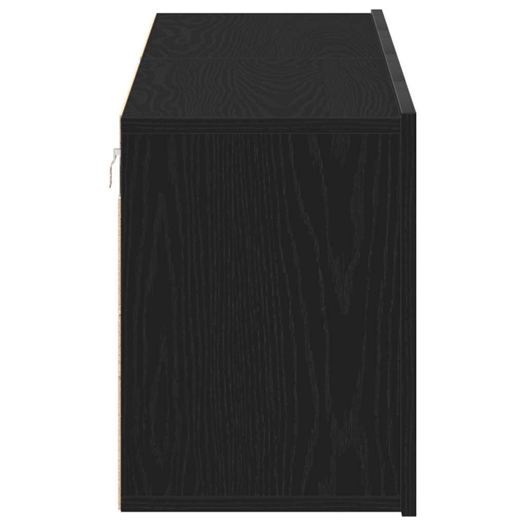 vidaXL TV-Schränke 2 Stk. Schwarze Eiche 160 x 30 x 41 cm Holzwerkstoff