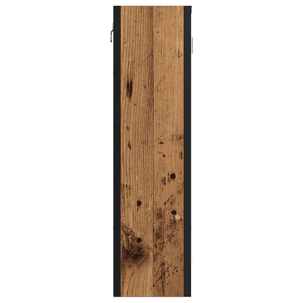 vidaXL Bad-Spiegelschrank Altholz-Optik 60x16x60 cm Holzwerkstoff
