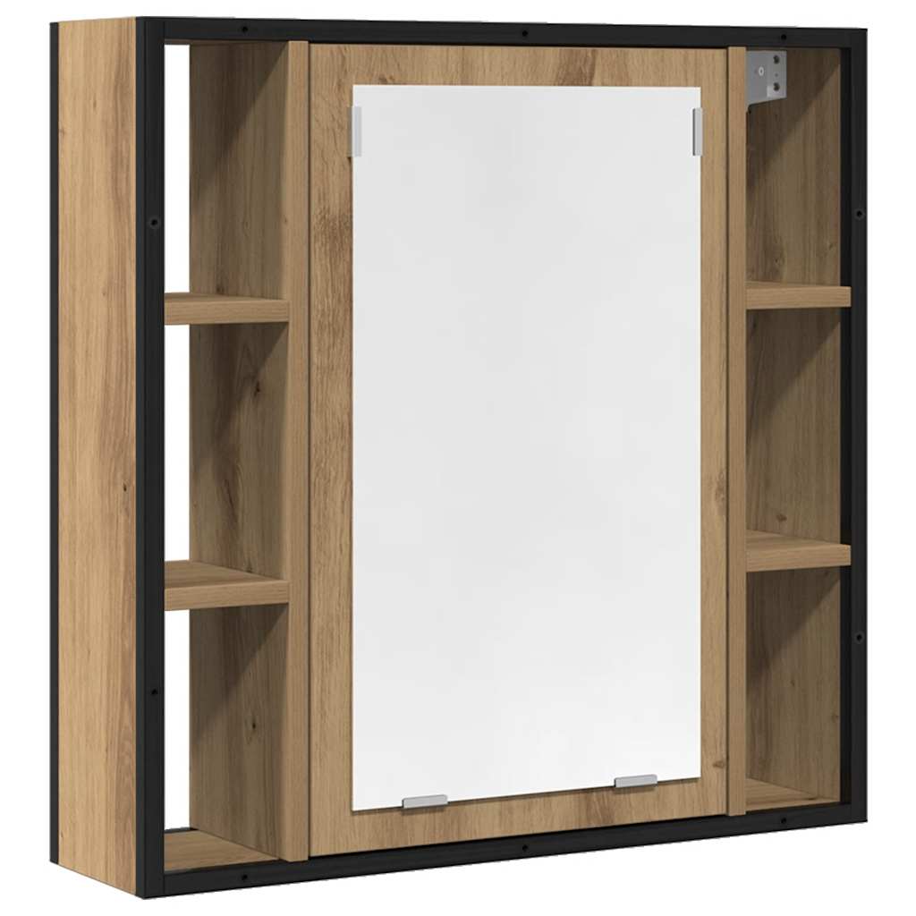 Bad-Spiegelschrank Artisan-Eiche 60x16x60cm Holzwerkstoff