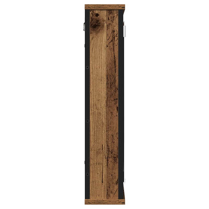 vidaXL Bad-Spiegelschrank Altholz-Optik 42x12x60 cm Holzwerkstoff