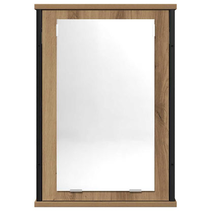 vidaXL Bad-Spiegelschrank Artisan-Eiche 42x12x60 cm Holzwerkstoff