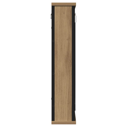 vidaXL Bad-Spiegelschrank Artisan-Eiche 42x12x60 cm Holzwerkstoff