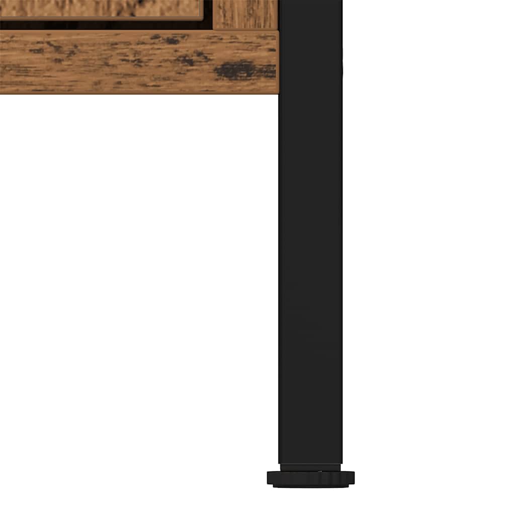vidaXL Waschbeckenunterschrank Altholz-Optik 60x30x60 cm Holzwerkstoff