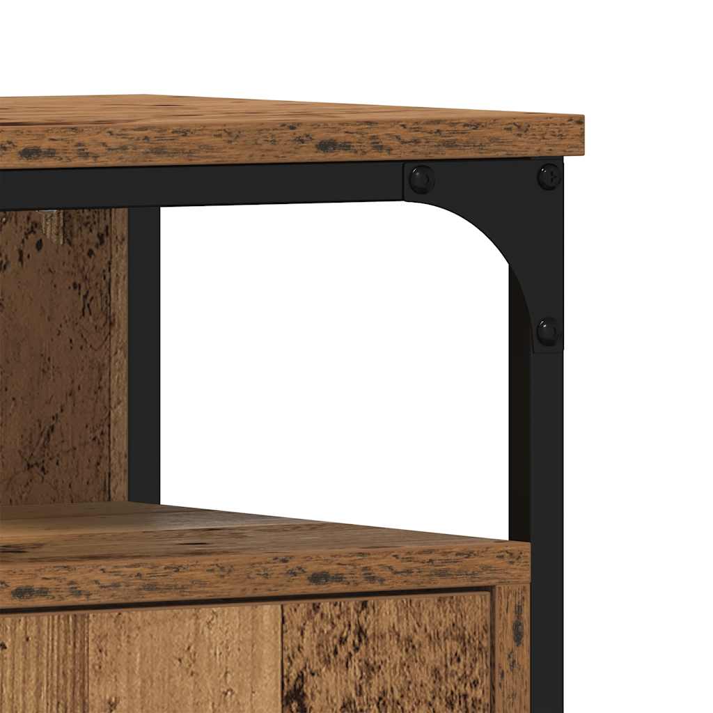 vidaXL Waschbeckenunterschrank Altholz-Optik 60x30x60 cm Holzwerkstoff