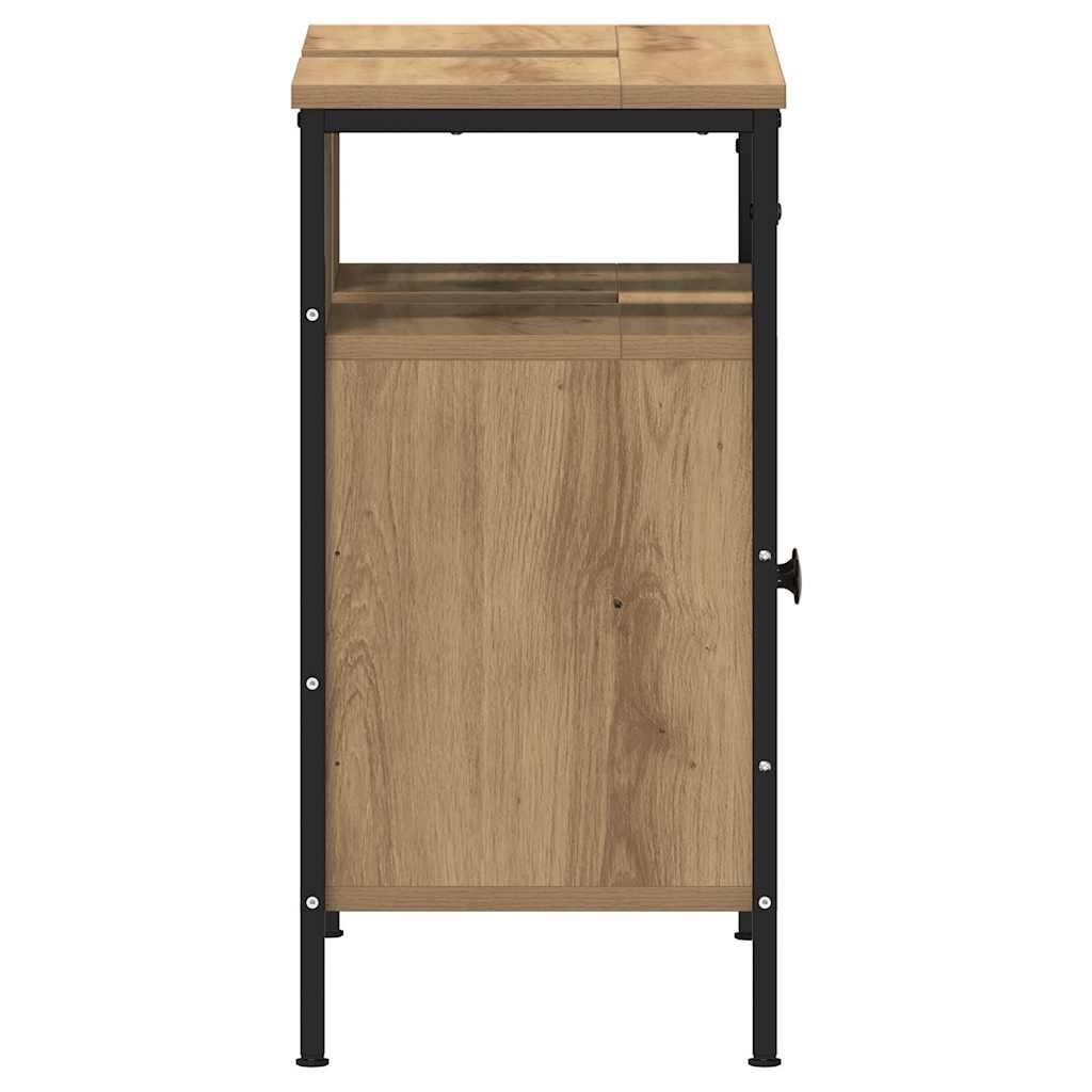 vidaXL Waschbeckenunterschrank Artisan-Eiche 60x30x60 cm Holzwerkstoff