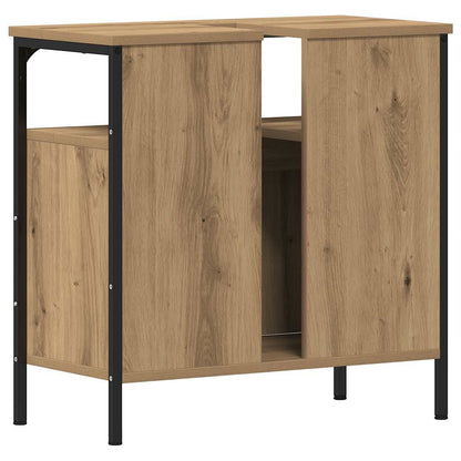 vidaXL Waschbeckenunterschrank Artisan-Eiche 60x30x60 cm Holzwerkstoff