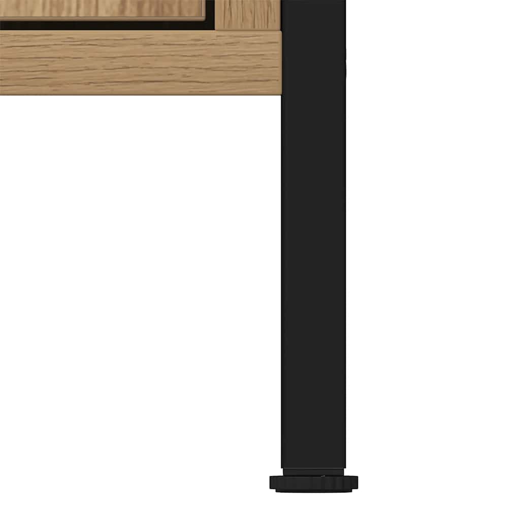 vidaXL Waschbeckenunterschrank Artisan-Eiche 60x30x60 cm Holzwerkstoff
