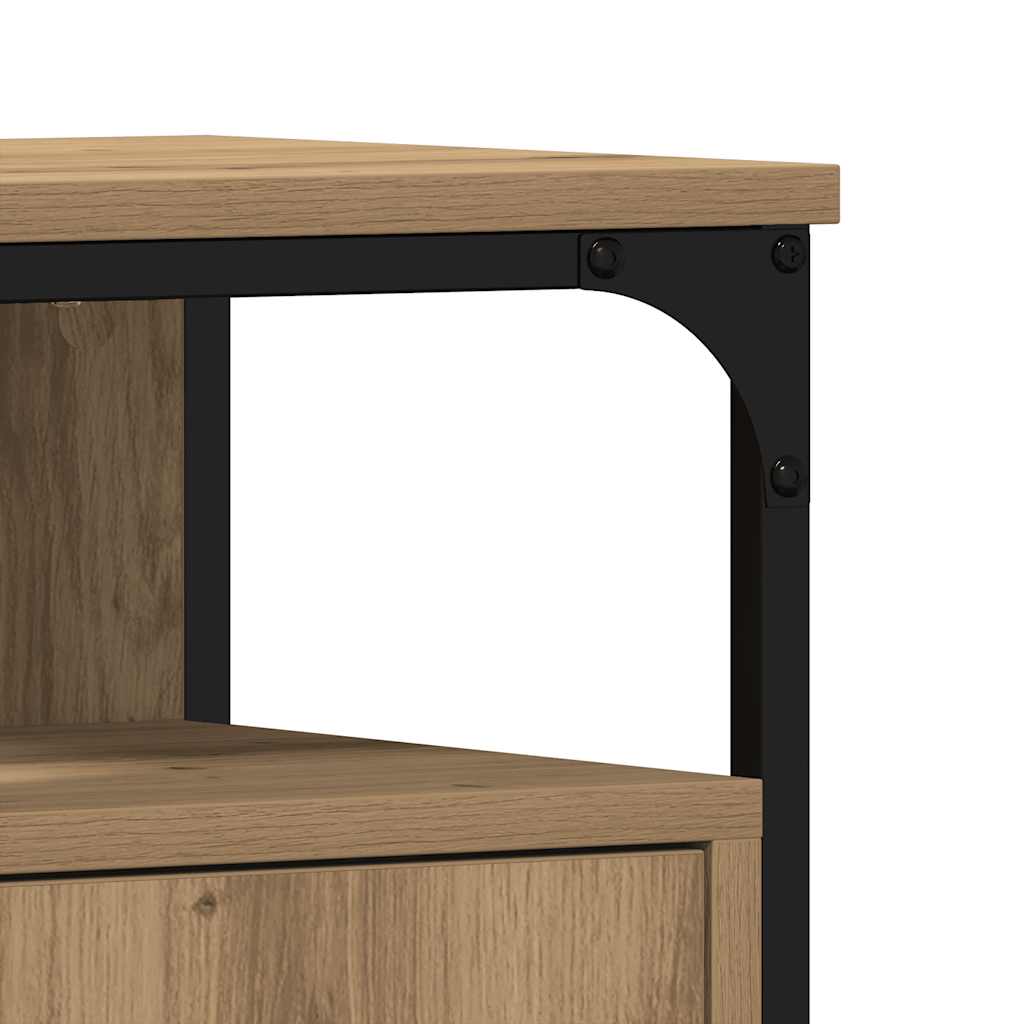 vidaXL Waschbeckenunterschrank Artisan-Eiche 60x30x60 cm Holzwerkstoff