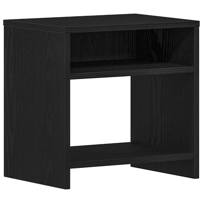 vidaXL Nachttische 2Stk. Schwarz Eichen-Optik 40x30x40cm Holzwerkstoff