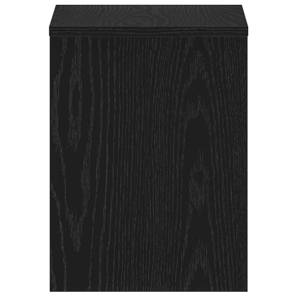 vidaXL Nachttische 2Stk. Schwarz Eichen-Optik 40x30x40cm Holzwerkstoff