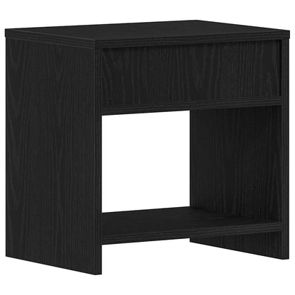 vidaXL Nachttische 2Stk. Schwarz Eichen-Optik 40x30x40cm Holzwerkstoff