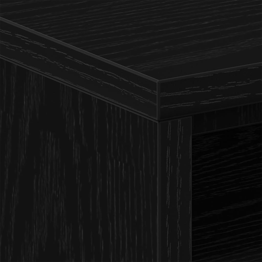 vidaXL Nachttische 2Stk. Schwarz Eichen-Optik 40x30x40cm Holzwerkstoff