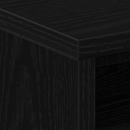 vidaXL Nachttische 2Stk. Schwarz Eichen-Optik 40x30x40cm Holzwerkstoff