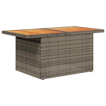 vidaXL Ensemble de canapés de jardin 6 pcs avec coussins gris résine tressée