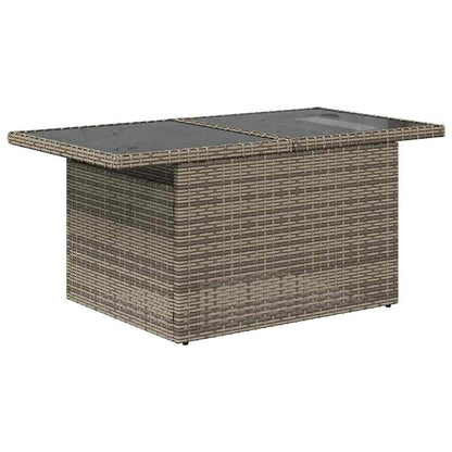 vidaXL Ensemble de canapés de jardin 6 pcs avec coussins marron résine tressée acacia