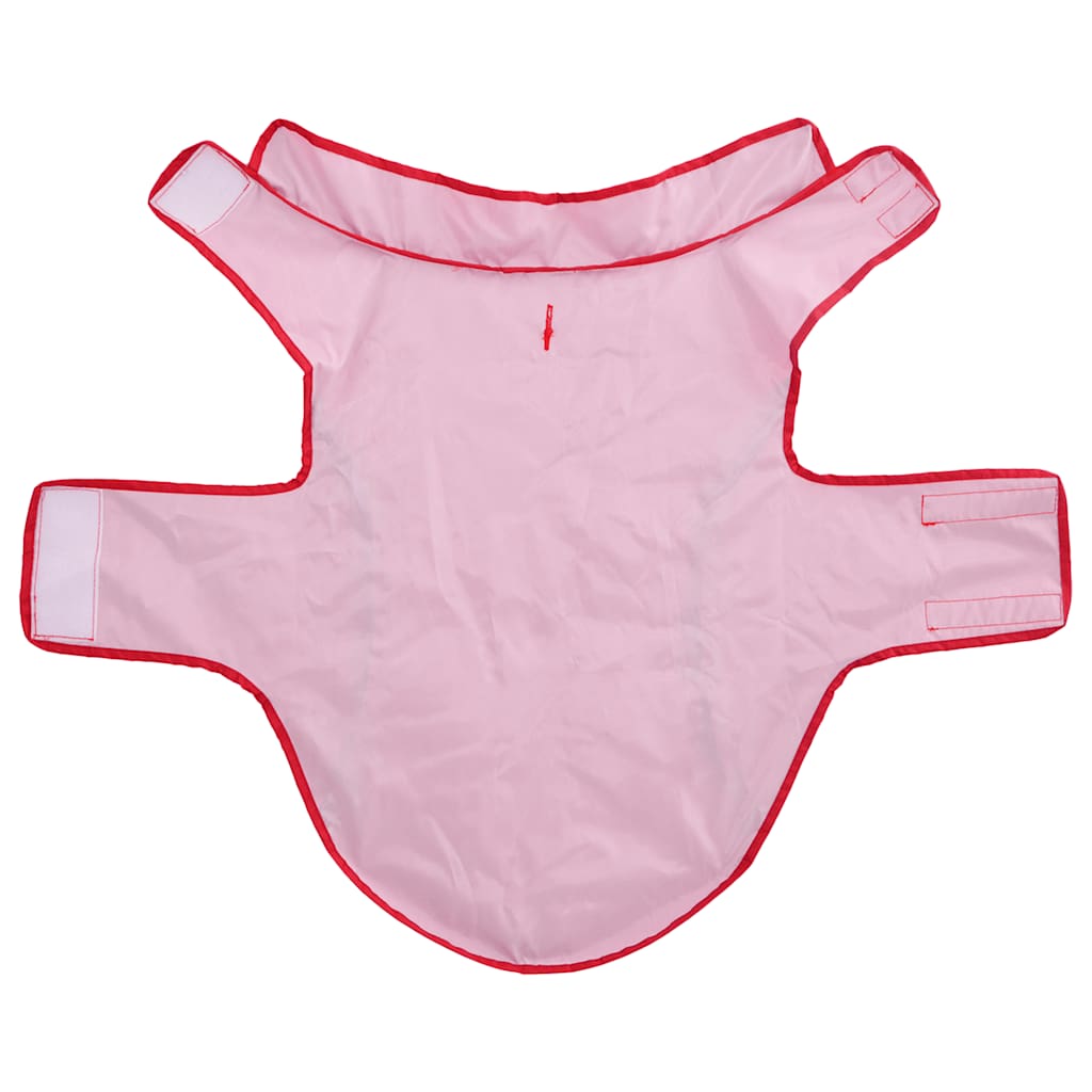 Hunde Regenmantel mit Reflexstreifen Polyester Rot XL