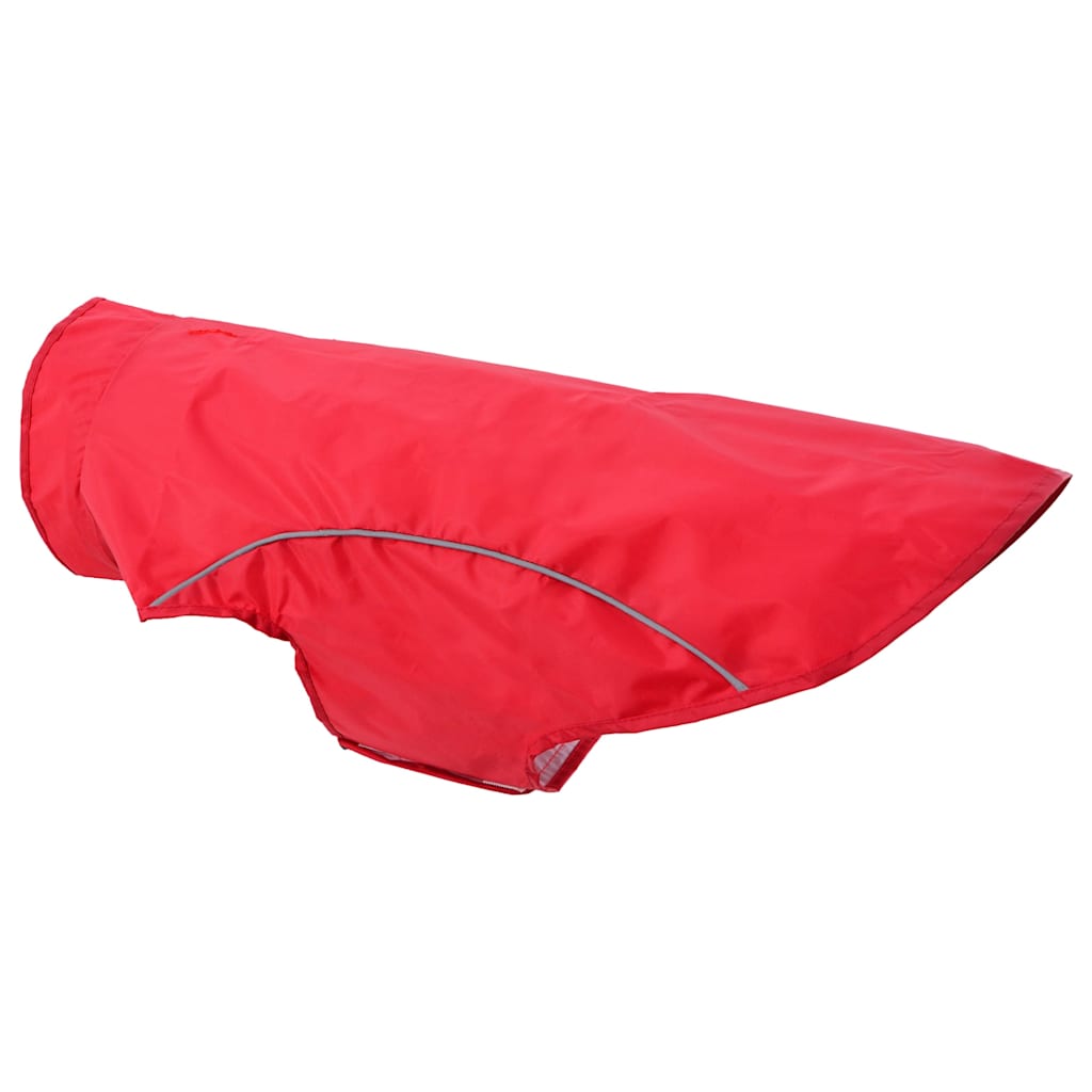 Hunde Regenmantel mit Reflexstreifen Polyester Rot 2XL